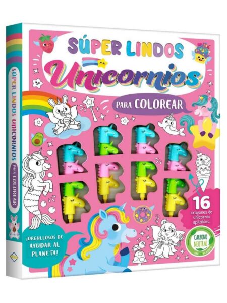 SÚPER LINDOS UNICORNIOS -PARA COLOREAR-