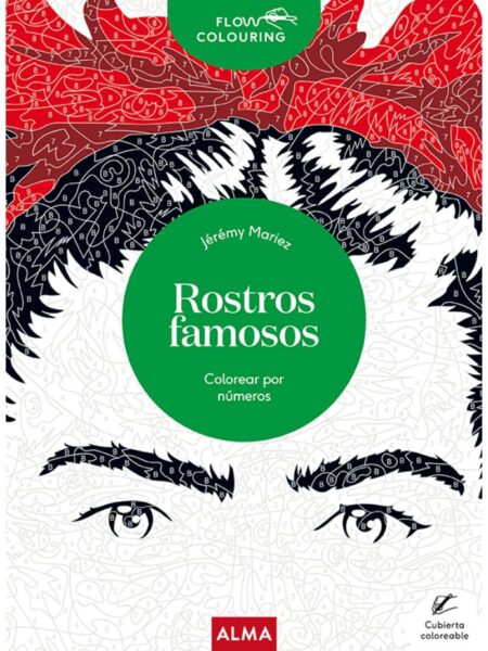 COLOREAR POR NUMEROS ROSTROS FAMOSOS