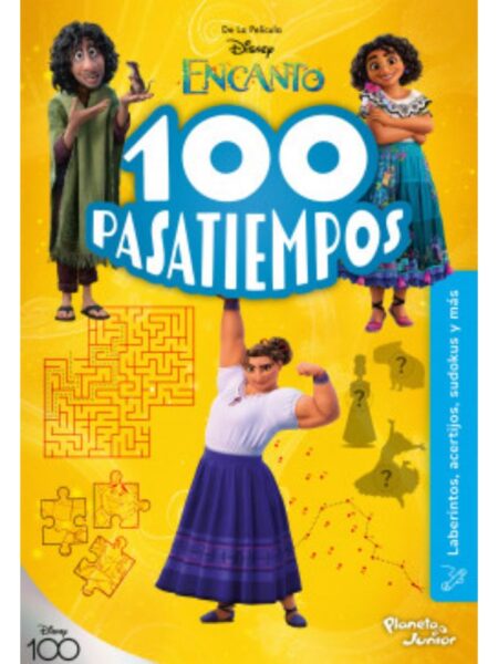 100 PASATIEMPOS ENCANTO -TRIVIAS, SUDOKUS, ACERTIJOS Y MÁS-