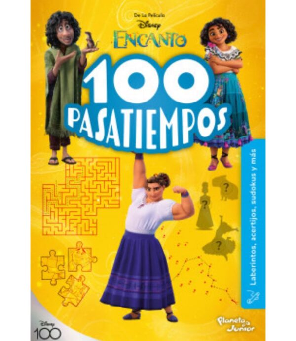 100 PASATIEMPOS ENCANTO -TRIVIAS, SUDOKUS, ACERTIJOS Y MÁS-