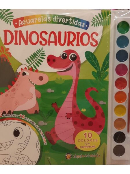 DINOSAURIOS -ACUARELAS DIVERTIDAS-