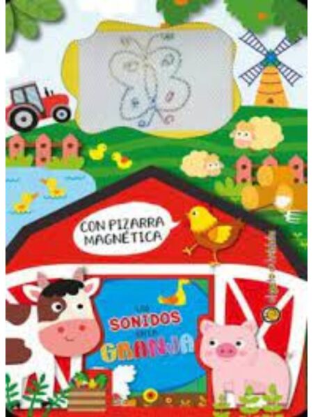 SONIDOS EN LA GRANJA -CON PIZARRA MAGNÉTICA-