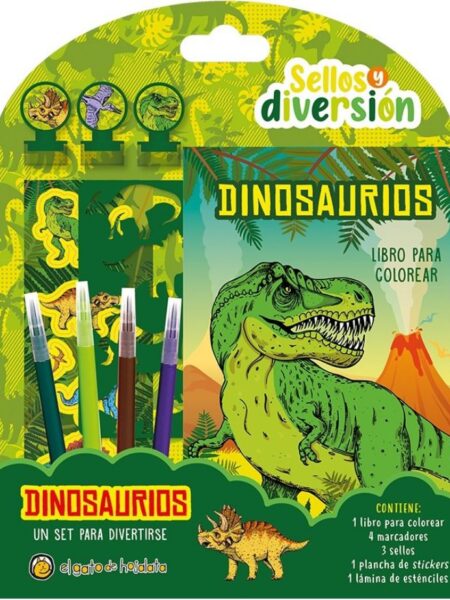 DINOSAURIOS -SELLOS Y DIVERSIÓN-