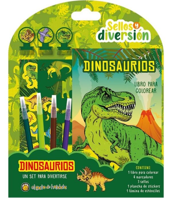 DINOSAURIOS -SELLOS Y DIVERSIÓN-