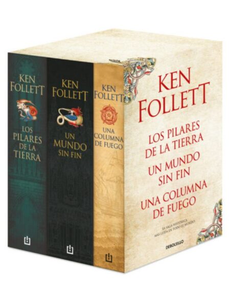 TRILOGÍALOS PILARES DE LA TIERRA -ESTUCHE- LOS PILARES DE LA TIERRA, UN MUNDO SIN FIN, UNA COLUMNA DE FUEGO