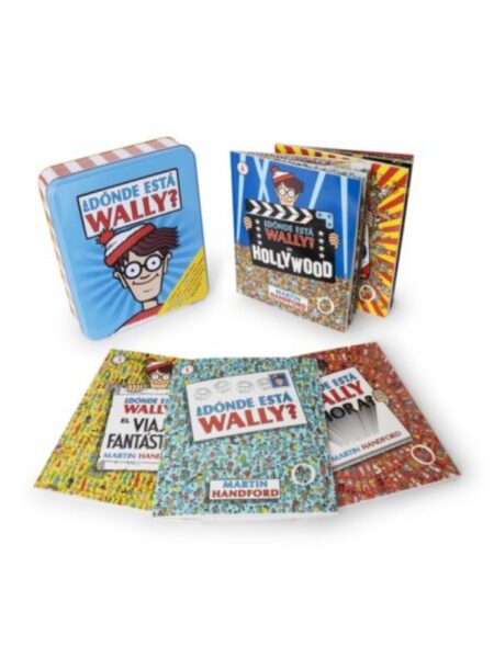 DÓNDE ETSÁ WALLY? -CAJA MET´LICA X 5 LIBROS-
