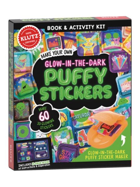 MAKE YOU OWN GLOW IN THE DARK PUFFY STICKERS