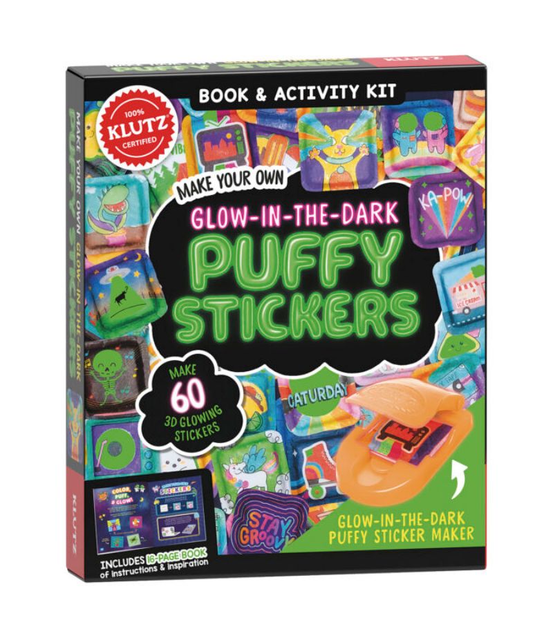 MAKE YOU OWN GLOW IN THE DARK PUFFY STICKERS