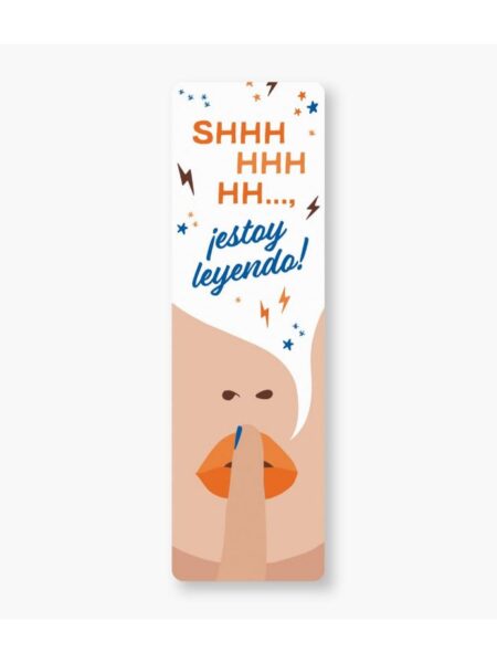 MARCAPÁGINAS LITERRIO -SHHH... ESTOY LEYENDO-