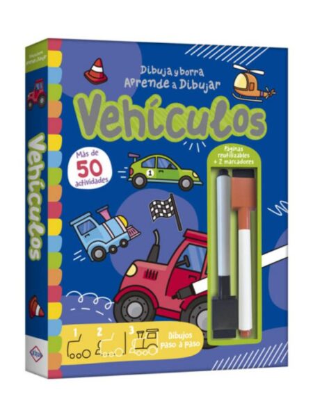 VEHÍCULOS -DIBUJA Y BORRA-