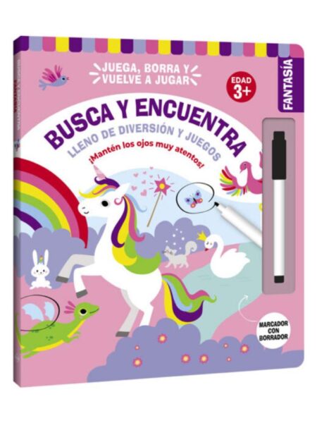 FANTASÍA BUSCA Y ENCUENTRA -MARCADOR CON BORRADOR-