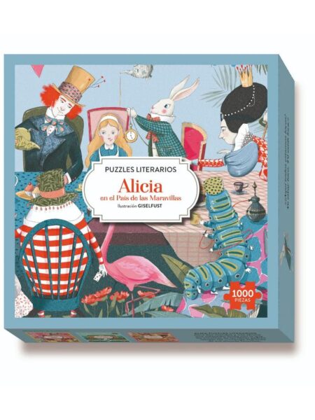 PUZZLE LITERARIO ALICIA EN EL PAIS DE LAS MARAVILLAS 1000 PCS