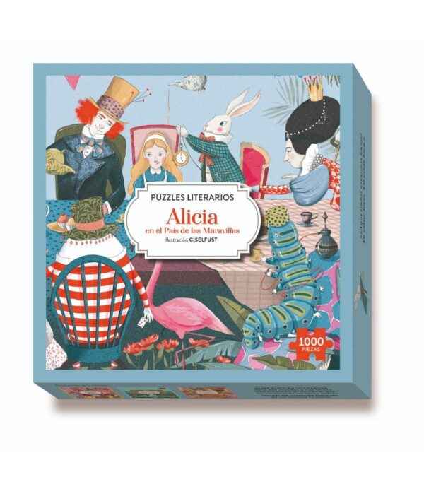 PUZZLE LITERARIO ALICIA EN EL PAIS DE LAS MARAVILLAS 1000 PCS