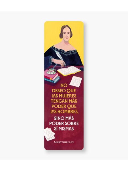 MARCAPÁGINAS LITERARIO -NO DESEO QUE LAS MUJERES...-