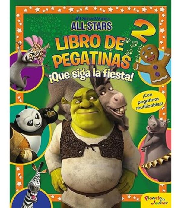 ALL STARS LIBRO DE PEGATINAS 2 -QUE SIGA LA FIESTA-