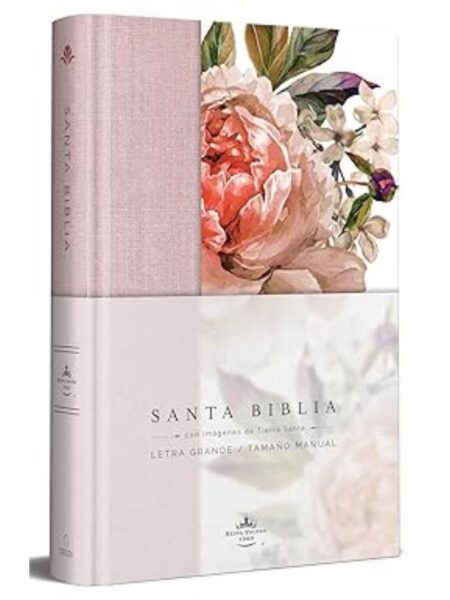 BIBLIA RVR 1960 FLORES ROSADA