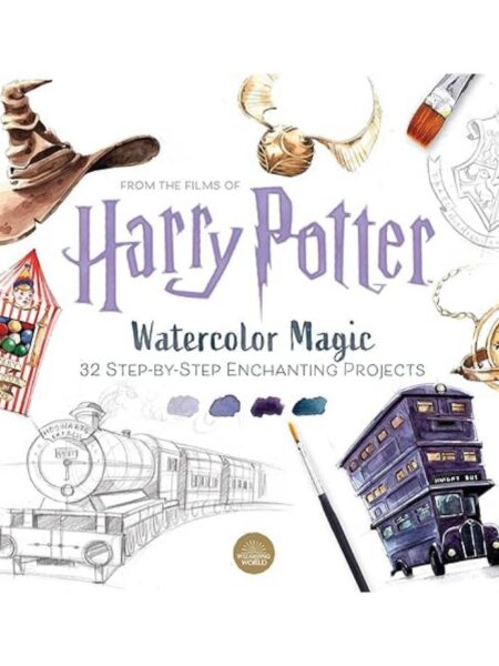 HARRY POTTER WATERCOLOR MAGIC, 32 STEP BY STEP ENCHANTING PROJECTS