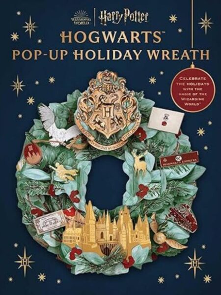HARRY POTTER, HOGWARTS POP UP HOLIDAY WREATH