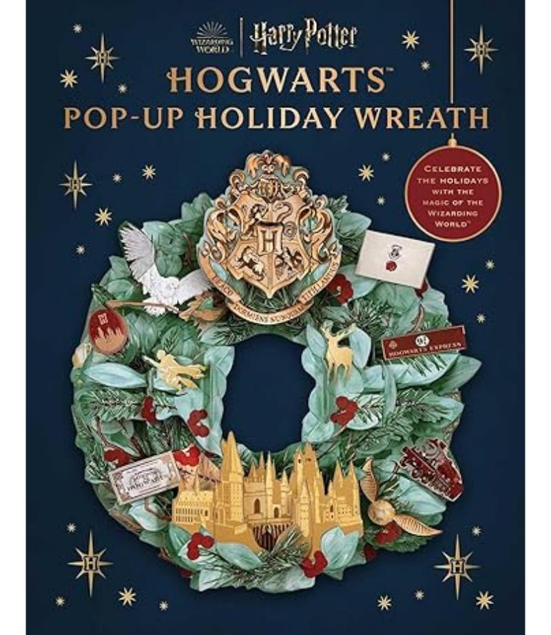 HARRY POTTER, HOGWARTS POP UP HOLIDAY WREATH