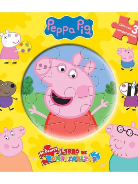 PEPPA PIG -MI PRIMER LIBRO DE ROMPECABEZAS-