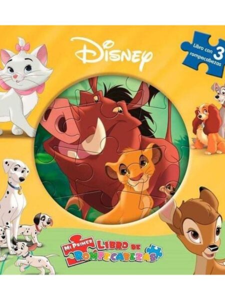 DISNEY ANIMALES -MI PRIMER LIBRO DE ROMPECABEZAS MINI-