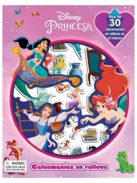 PRINCESAS -CALCOMANÍAS EN RELIEVE-