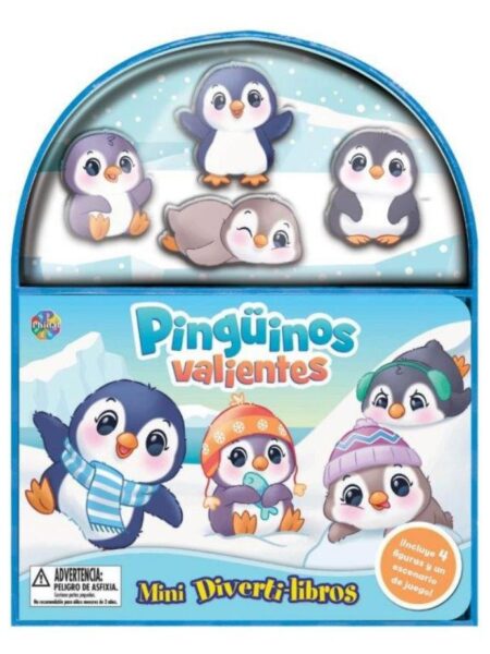 MINI DIVERTILIBROS -PINGÜINOS VALIENTES-