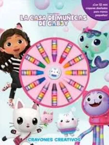 CRAYONES CREATIVOS -CASA DE MUÑECAS DE GABBY-