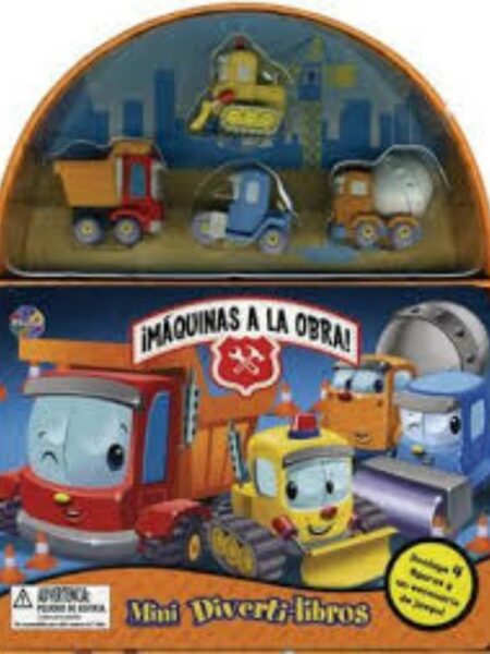 MÁQUINAS A LA OBRA MINI DIVERTI-LIBROS