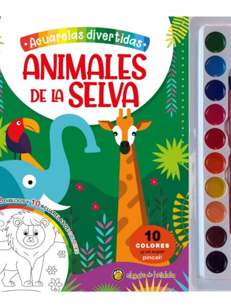 ANIMALES DE LA SELVA -ACUARELAS DIVERTIDAS-