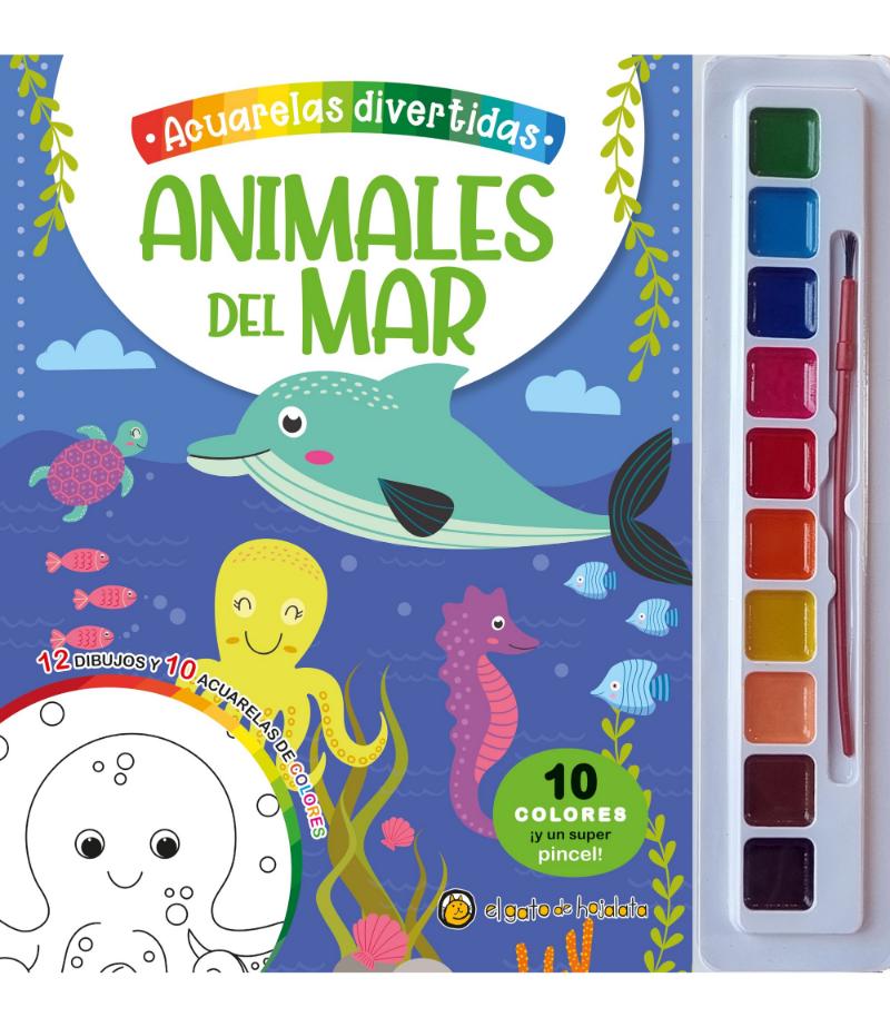 ANIMALES DEL MAR -ACUARELAS DIVERTIDAS-