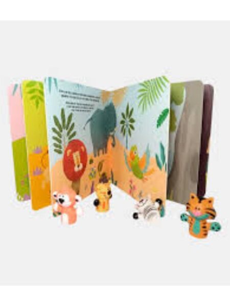 AVENTURA DE LA JUNGLA CON TÍTERES PARA DEDOS