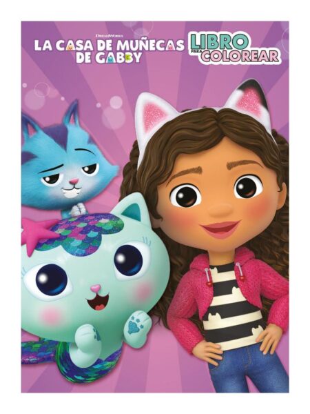CASA DE MUÑECAS DE GABBY, LA -LIBRO PARA COLOREAR-