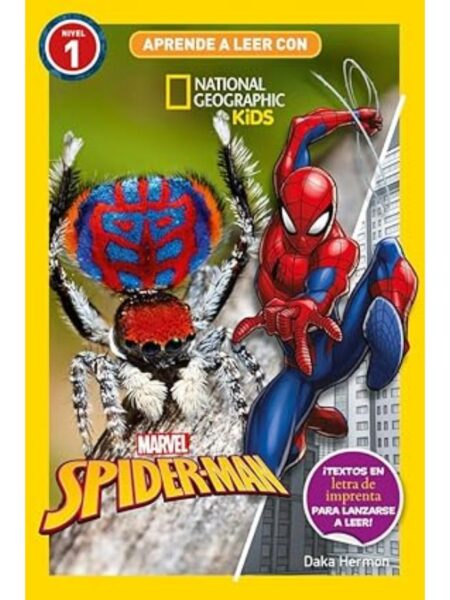 APRENDE A LEER CON NATIONAL GEOGRAPHIC -SPIDERMAN- NIVEL 1