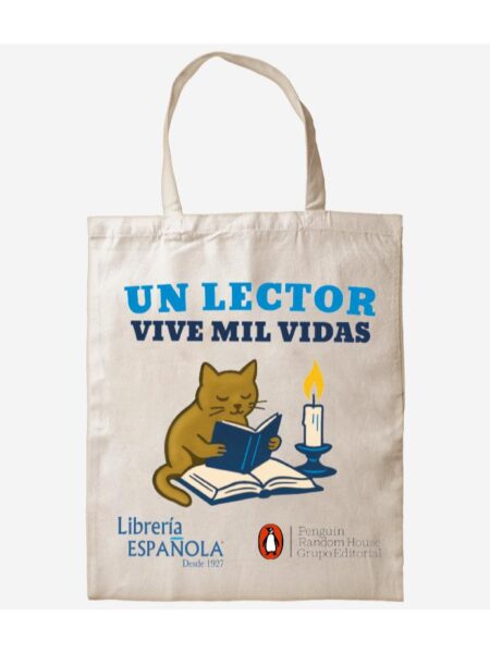 BOLSO GRANDE GATO LECTOR