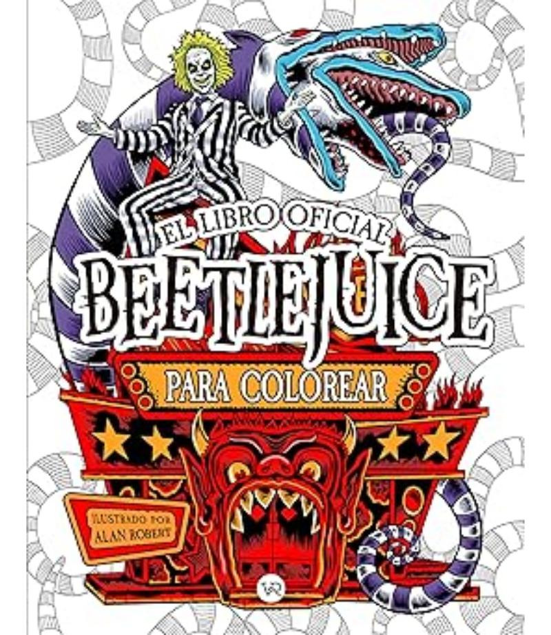 BEETLEJUICE LIBRO OFICIAL PARA COLOREAR