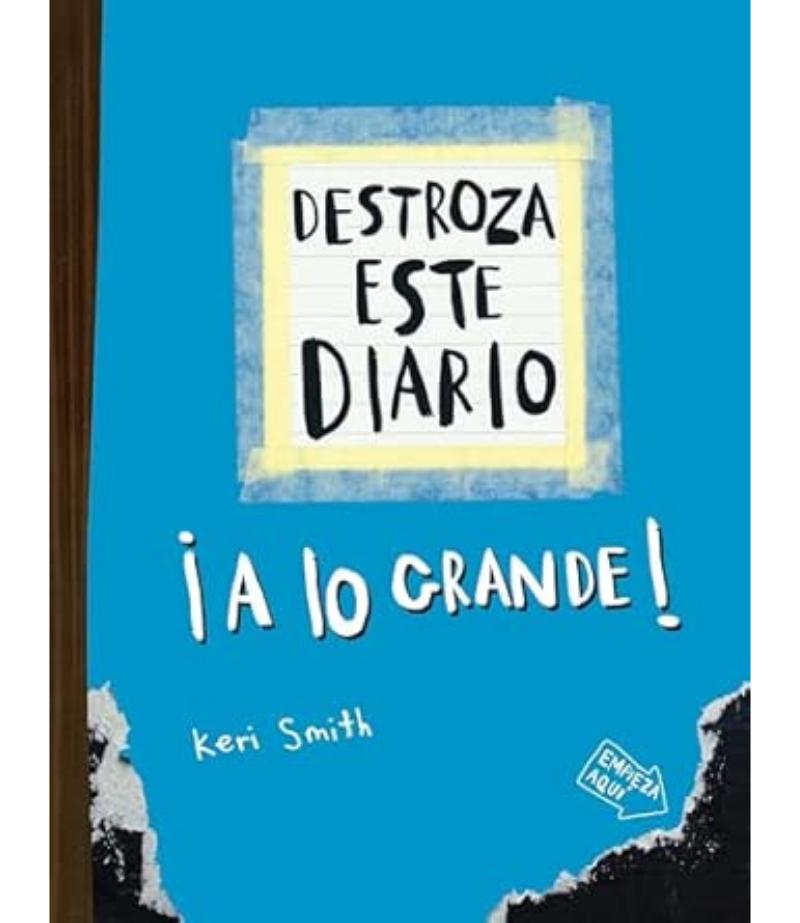 DESTROZA ESTE DIARIO ¡A LO GRANDE!-AZUL FLÚOR-