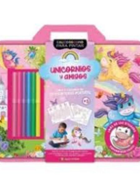 UNICORNIOS Y AMOGOS -CALEIDOSCOPIO PARA PINTAR-