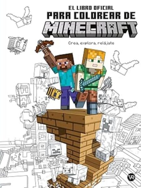 MINECRAFT EL LIBRO OFICIAL PARA COLOREAR