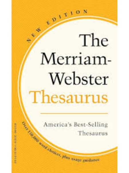 MERRIAM-WEBSTER THESAURUS -NEW EDITION 2023-