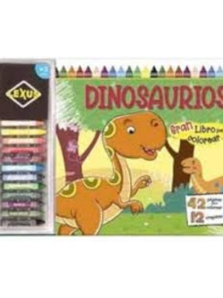 DINOSAURIOS GRAN LIBRO PARA COLOREAR