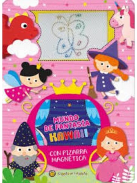 MUNDO DE FANTASÍA KAWAII -CON PIZARRA MAGNÉTICA-