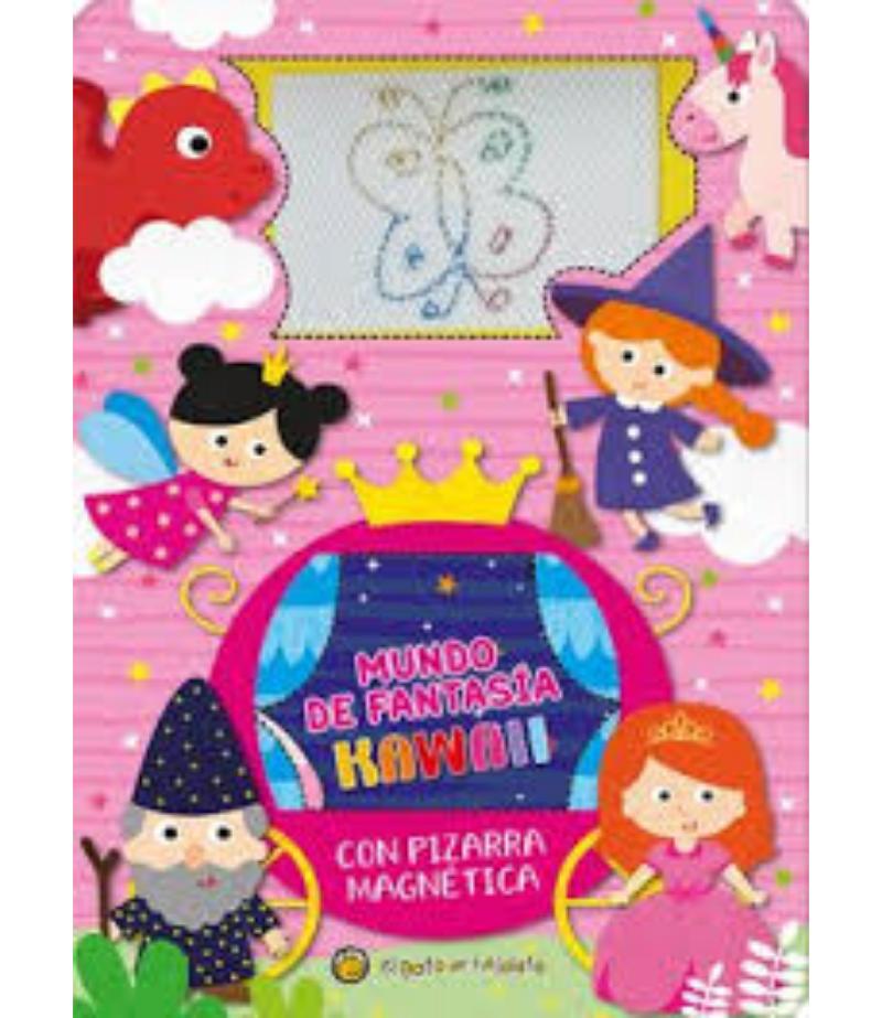 MUNDO DE FANTASÍA KAWAII -CON PIZARRA MAGNÉTICA-