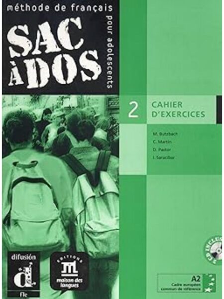 SAC A DOS 2 A2 CAHIER D´EXERCICE + CD
