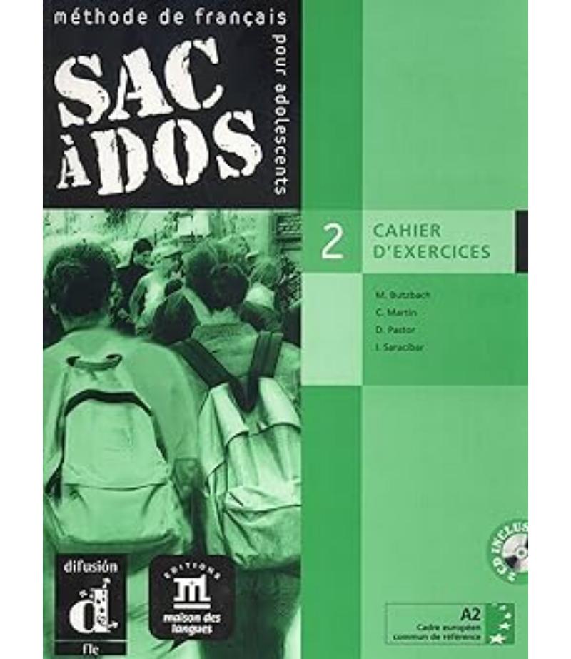 SAC A DOS 2 A2 CAHIER D´EXERCICE + CD