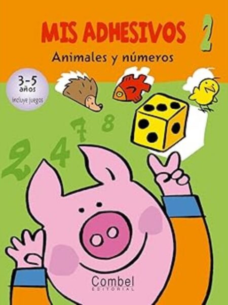 MIS ADHESIVOS ANIMALES Y NÚMEROS 2