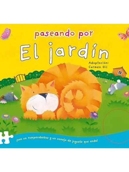 PASEANDO POR EL JARDÍN -TD C/ROMPECABEZAS C/JUGUETE QUE ANDA