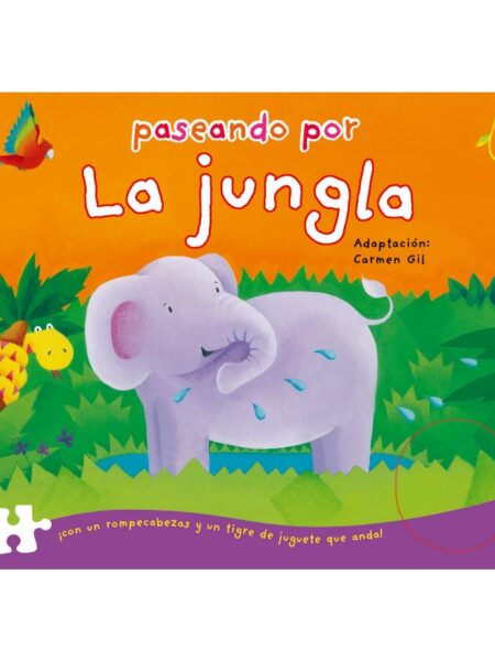 PASEANDO POR LA JUNGLA -TD C/ROMPECABEZAS C/JUGUETE QUE ANDA