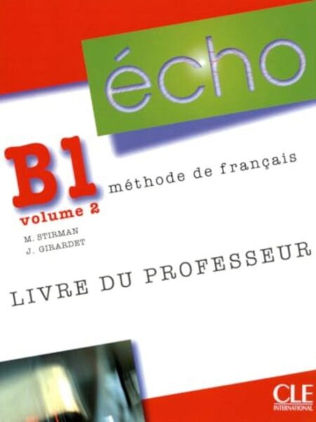 ECHO B1 V2 LIVRE DU PROFESSEUR