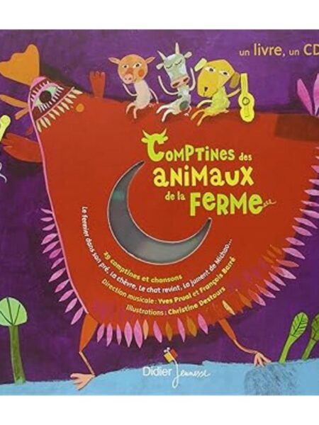 COMPTINES DES ANIMAUX DE LA FERME -TD- + CD
